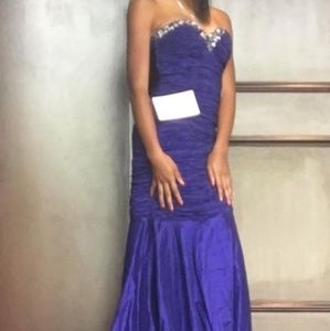 Blue formal dress